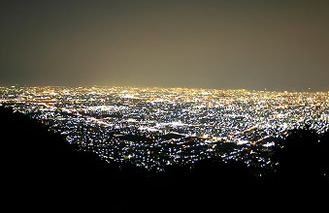 生駒山上 夜景