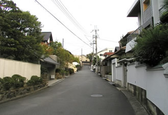 東生駒の街並み